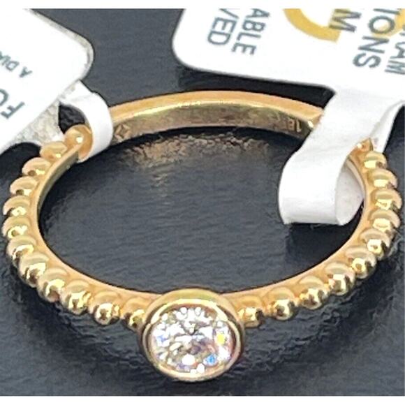 De Beers Forevermark Natural Diamond Solid 18K Rose Gold Ring (1/4 ct.) SZ 7 NWT - Picture 2 of 16